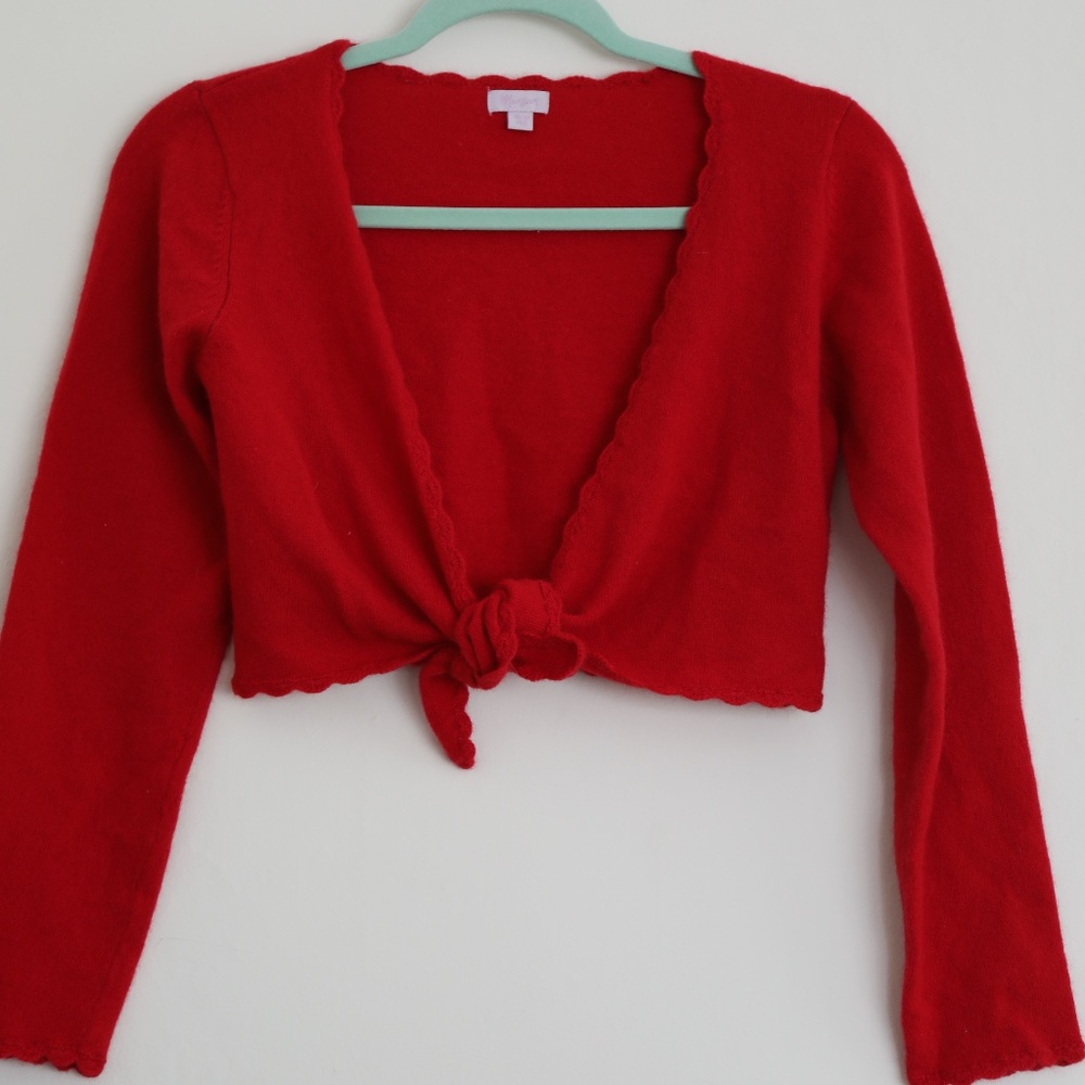 Monsoon Red Cardigan
